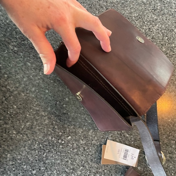 Leather, leopard purse belt - Picture 5 of 5